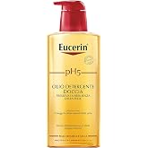 Eucerin pH5 &Oacute;leogel de Ducha Reconfortante (1000 ml), aceite limpiador corporal y facial con aceites naturales, f&oacute;rmula extra
