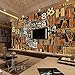 Produktbild Wongxl Ein Großes Wandbild Retro 3D Briefe Tapete Café Ktv Bar Restaurant Tapete 3D Tapete Hintergrundbild Fresko Wandmalerei Wallpaper Mural 300cmX250cm