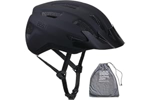BBB Cycling Adult Bike Helmet for MTB and Road - Condor 2.0 BHE-173T With Detachable Visor and Travel Bag