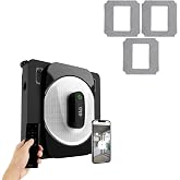 Xenon Smart Cam Silme Robotu (Elo) ve 6 Adet Mop | 2'li Set Kumandalı 3 Modlu Mobil Kontrol