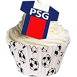 Pack Of 3 Cake Decorations Edible Disk Paris Saint Germain Amazon Co Uk Home Kitchen