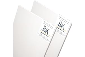 BK BILDERRAHMEN KOLMER 2X BK Premium | Tele Cotone 80x100cm | Tela su Telaio a barella 80 x 100 cm | Tela ±380 g/m² Due innescata, pronta a dipingere Telaio a barella con Tela