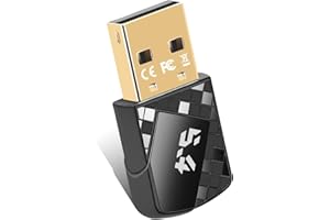 Flintronic Adaptateur Bluetooth 5.4, Clé Bluetooth USB, Dongle Bluetooth 5.4 pour Clavier Souris Casque Manette de Jeu Enceinte Écouteurs Plug Play avec Windows 7/8.1/10/11