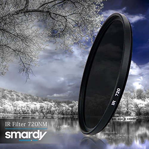 smardy 77mm Filtre Infrarouge 720nm IR pour Nikon D300S   D3S   D4   D800 - Canon EOS 5D Mark II - Sony Alpha 850   Alpha SLT-99V DSLR Appareil photo Objectif Num  rique Camera