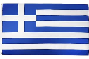 AZ FLAG - Flagge Griechenland - 90x60 cm - Griechische Fahne 60 x 90 Cm Feiner Polyester - Flaggen