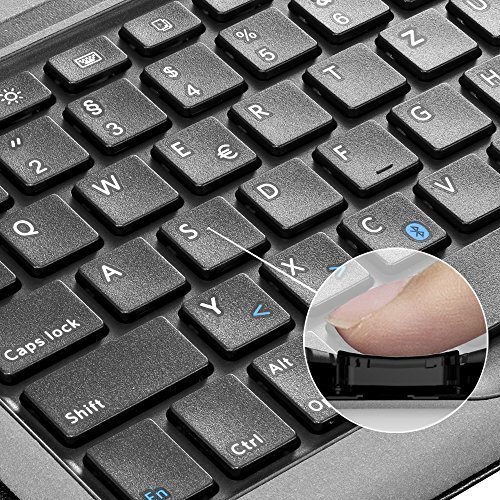 Anker Folio Bluetooth Keyboard Tastatur Case Hülle für iPad 4 / 3 / 2, Smart Case mit Auto Sleep / Wake Funktion, Komfortable Tasten, Extra Lange Batterielaufzeit (Nicht kompatibel mit iPad Air / iPad Pro 9.7 / New iPad 9.7″ (2017)) - 3