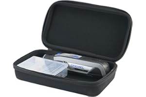 Maoershan Suw Hard EVA Travel Carrying Case for Dremel Lite 7760 N10 4V Li-Ion Cordless Rotary Tool Variable Speed Multi-Purpose Rotary Tool Kit (Only Case)