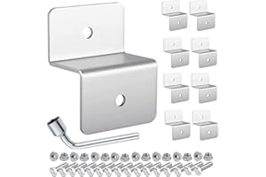 WDZGX Solarmodul Halterung 8Set Dachmontage Z-Halterung Solar Halterung für Montage Solarpanel Dachmontage Befestigung Solarmodul für Flachdach Wohnmobile Boote Dächer Wände