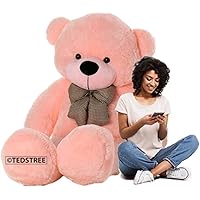 TEDSTREE Skin Friendly Ultra Soft 3 FeetTeddy Bear for Kids, Lovable Huggable Cute Soft Giant Teddy Bear for Girlfriends…