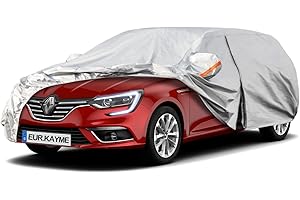 Kayme Estate Funda Coche, Compatibles con Renault Mégane Sport Tourer(2009-2023), Transpirable Anti-UV Antipolvo de 6 Capas, Cubierta para Coche con Cremallera.(Entrega en 3-7 días)