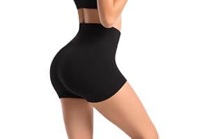 Leafigure Gym Shorts for Women High Waisted Athletic Shorts Workout Light Running Cycling Buttery Soft Yoga Shorts