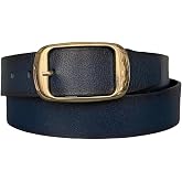 %100 Hakiki Deri, Gold Tokalı Kahverengi Kadın Kot, Spor Kemer 4 cm; Kahve-byn-25