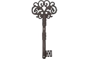 STOBOK Wedding Decoration Llave Bruja Gran Llave de Hierro Mazmorra Llave Decorativo Castillo Llave de Arte de Pared para La Decoración Rústica de La Llaves Antiguas Gigantes Casamento Decoração