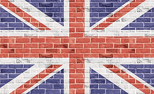 Preisvergleich Produktbild Brick Wall Union Jack Flag Wallpaper Mural