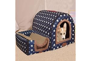 DG CATIEE Cuccia per cani di taglia XL, cuccia per cani di taglia grande e grande, cuccia per gatti e animali domestici, per interni ed esterni (XL (75 x 57 x 55 cm), L)