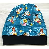 Beanie Mütze Bibi &Tina Pferdeliebe blau, auch gefüttert
