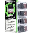 Vaporesso XROS Replacement Pods - 4 Pack - NO Nicotine | Suitable for XROS 3 Kit XROS Mini XROS 2 kit | Suitable for Bar Juice (0.8Ω Mesh Pods (4 Pack))