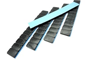 ‎NAAA NAAA 300g Auswuchtgewichte schwarz kunststoffbeschichtete Stahlgewichtsriegel 5x60g