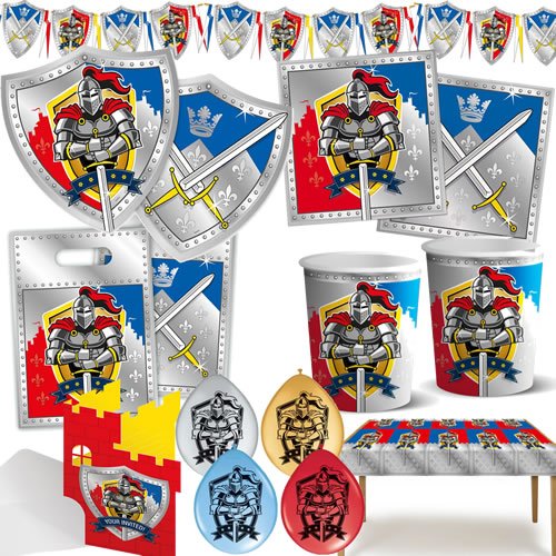 NEU Einladungen Ritter & Wappen, 8 Stk. - 2