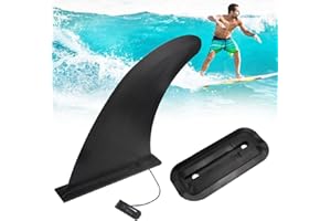 VCRANONR Pinne Tavola da Surf Tavola da Surf Fin Pinne da Surf Rimovibile Pinnetta Centrale Plastica Pinna Centrale per Tavola da Surf con Base per Paddleboard Longboard Stand Up Paddleboard Kayak