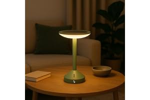 BEPER P207ILO600 HELIA Solcells- och laddningsbar bordslampa, beröringskänslig LED-lampa med varmt, kallt och naturligt ljus