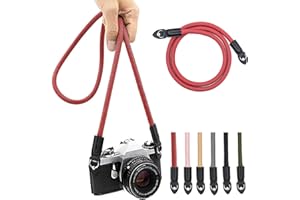 Eorefo Tracolla Fotocamera Corda,Fatto a mano Cotone Cinghia Tracolla Fotocamera Compatibile con Fotocamere Canon Nikon Sony Fujifilm Olympus Leica ecc.