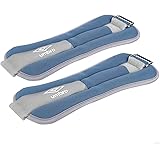 BAKAJI Set 2 Pesi per Caviglia e Polsi da 500 gr (totale 1kg) Per Fitness, Esercizio Braccia e Gambe, Passeggiate, Palestra, 
