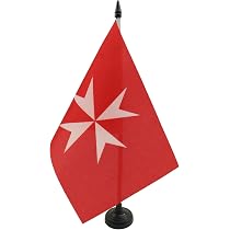 AZ FLAG Latin Kingdom of Jerusalem Flag 3' x 5' for a Pole - Catholic Flags 90 x 150 cm - Banner 3x5 ft with Hole