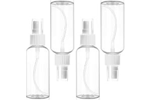 MtnLaur sprayflaska liten 4 * 100ml, tom sprayflaska för förångare, sprayflaskor för förångare, återfyllningsbara mini-parfym