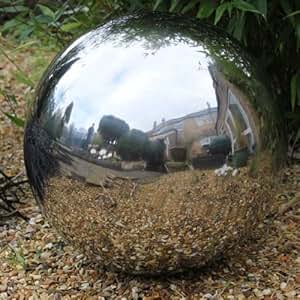 100 cm, Kugel Aus Edelstahl Als Gartendeko: Amazon.de: Garten