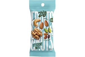 ZIG - Fruits & Nuts - Mélange pour étudiants 300g (10 sachets de 30g) Emballage 100% recyclable