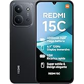 Xiaomi Redmi 15C, Smartphone 4+128GB, Display 6,9" 120Hz, 7,99mm, MediaTek Helio G81-Ultra, Dual camera da 50MP, Mega batteri