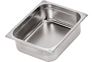 PADERNO WORLD CUISINE Paderno 14105-20 GN 1/2 Standard 32 x 26,5 x 20 cm, acier inoxydable, 18/10
