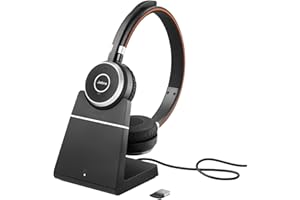 Jabra Evolve 65 SE - Micro-casque mono Bluetooth sans fil - Micro à réduction de bruit, haute autonomie et base de chargement - Certifié UC, fonctionne avec les plateformes Zoom, Unify, etc. - Noir