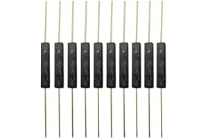 Gebildet 10pcs Plastic Reed Switch Reed Contact,Magnet Near - Connect Circuit, Magnet Away - Break Circuit, Magnetic Induction Switch (3mm*14mm)