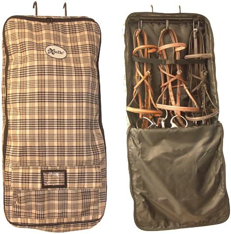 Exselle Lined Bridle Halter Carry Bag, Plaid