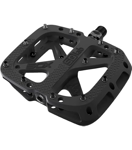 SQlab Unisex Sqlab 502 Fahrrad Pedale, Silber-Schwarz, S -5 mm EU Sport & Freizeit