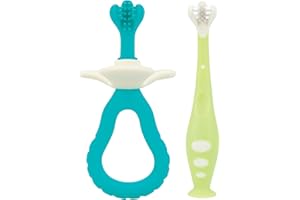 Dr. Talbot's 2 Piece Baby Toothbrush Training Set, 6+M, BPA Free