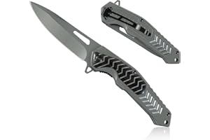 HONZIN Scyzoryk ze stali nierdzewnej 3Cr13 Ergonomiczny nóż składany z czarnego drewna Scyzoryk survivalowy na zewnątrz do na kemping