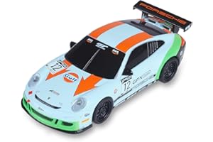 SCALEXTRIC - Coche de Carreras de Juguete Pull -Power - Clásico - Escala 1:43 (SCX Porsche 911 GT3 - #12)