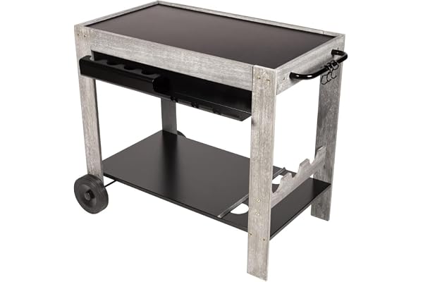 Somagic Perla desserte Plancha, Noir/Gris
