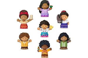 Fisher-Price Little People Toddler Toys Disney Encanto Figure Set, 7 Characters for Preschool Kids Ages 18+ Months
