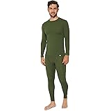 DANISH ENDURANCE Maglia e Pantaloni Termici Uomo, Completo in Lana Merino Premium per Sci, Trekking
