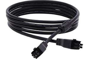 LANKEGU Cavo di prolunga AMS HUB da 78,74 pollici a 6 pin per Bambu Lab X1/P1, 22 AWG ad alta purezza cavo di prolunga con filtro ad anello magnetico per stampante 3D P1P/P1S/X1C/X1/X1E