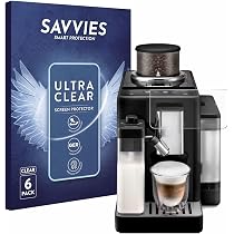 savvies Protection Ecran pour DeLonghi Rivelia 6 Pièces - Film Protection Ultra Clair savvies Protection Ecran pour DeLonghi Rivelia 6 Pièces - Film Protection Ultra Clair