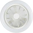 LOOM TREE Ceiling Fan with Light Low Profile Ceiling Fans Office Ceiling Fan with Lamp White 36W| Lamps Lighting & Ceiling Fans | Ceiling Fans