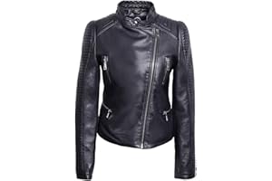 QUEEN HELENA Chaquetas de Cuero de Mujer Y2007