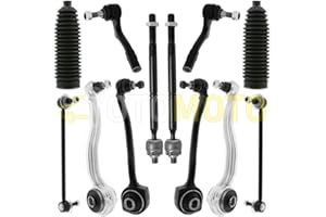 TEILEX GERMANY Kit bracci di sospensione anteriore compatibile per MERCEDES CLK W209 A209 C209 composto da 12 ricambi auto
