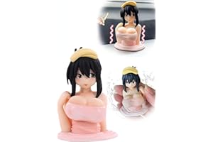 EHOTER Chest Shaking Ornaments Shake Shake Girl Car Dashboard Decorations Tide Play Q Version Doll Bobbleheads Kawaii Sexy Action Figurine Beauty Car Center Console Sculpture Model (1PCS)