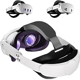 Aolukytech Head Strap for Meta Quest 3, Lightweight and Comfortable Soft Cushion VR 3 Accessories Headset Strap,Pressure-Free